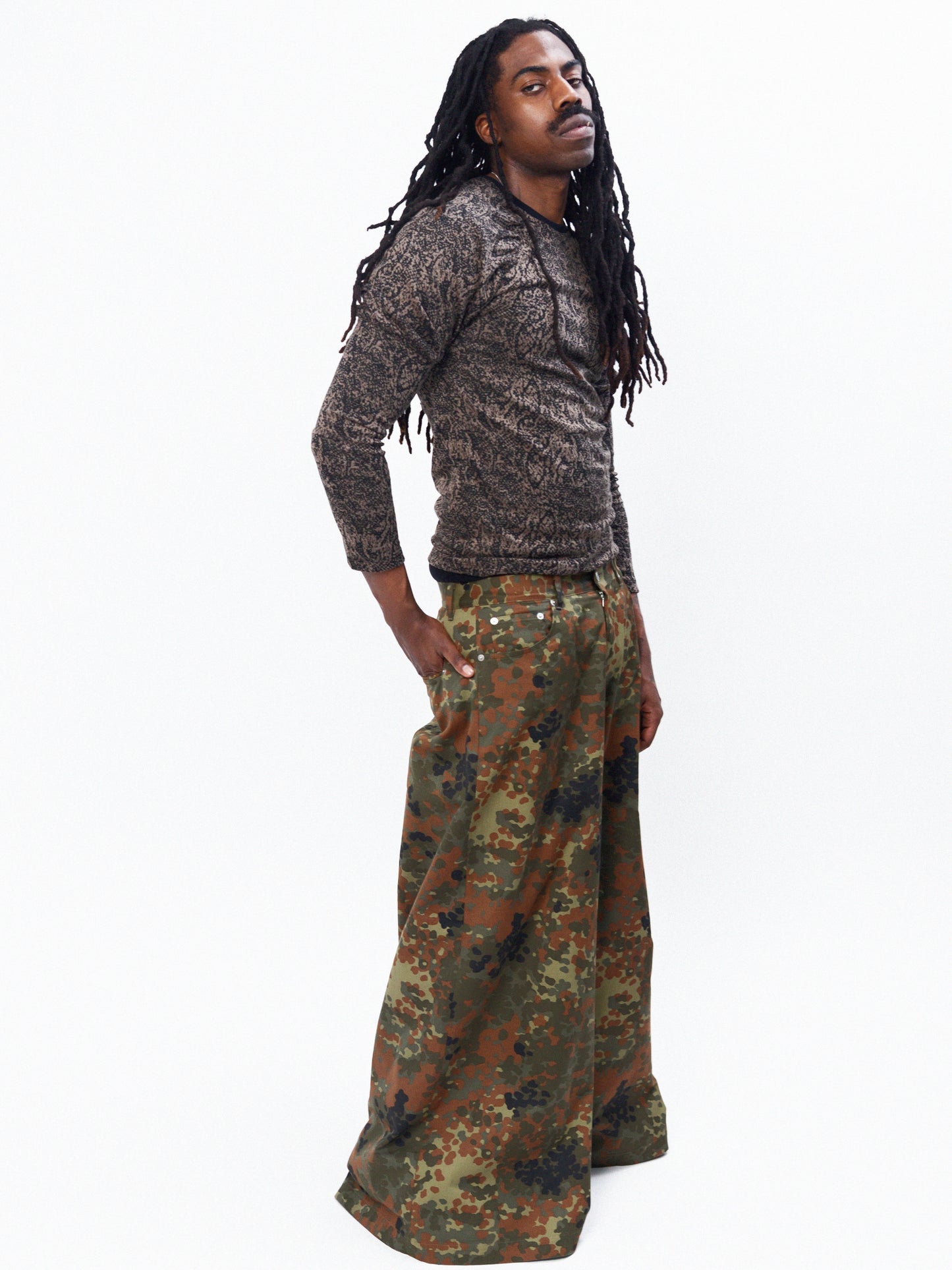 Ultra Baggy German Camo Pants