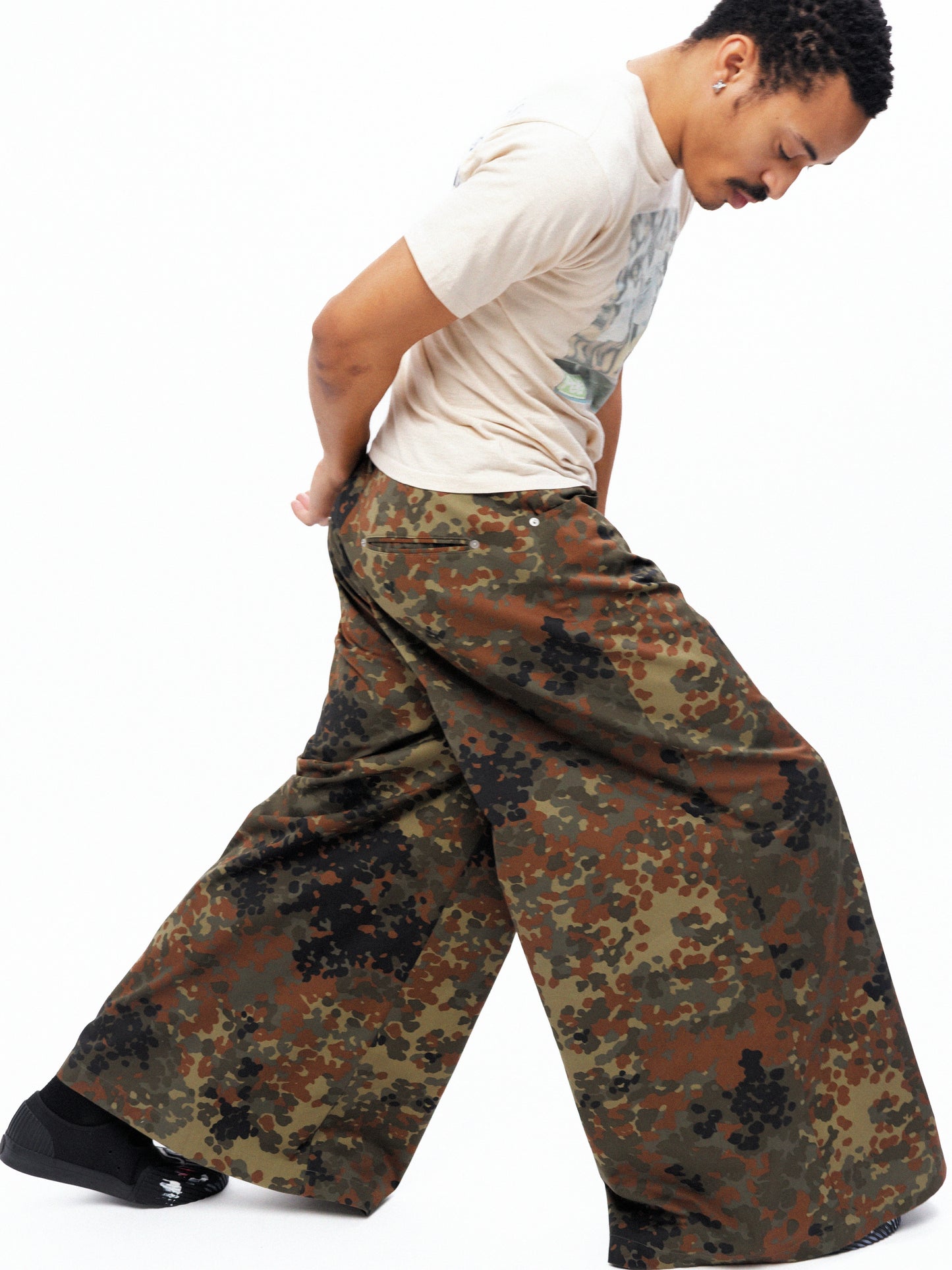 Ultra Baggy German Camo Pants