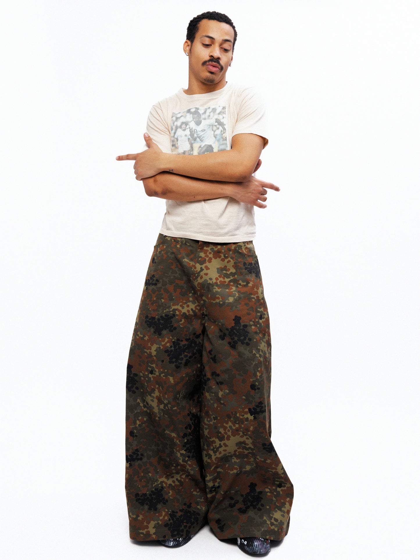 Ultra Baggy German Camo Pants