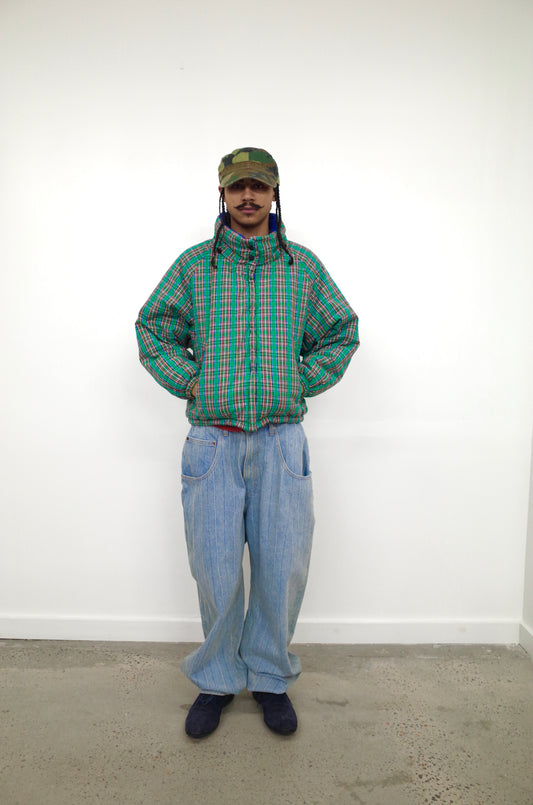 checked jacket