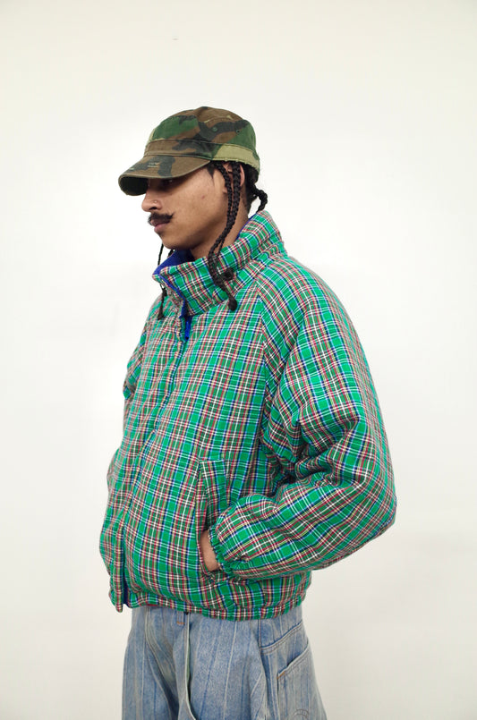 checked jacket